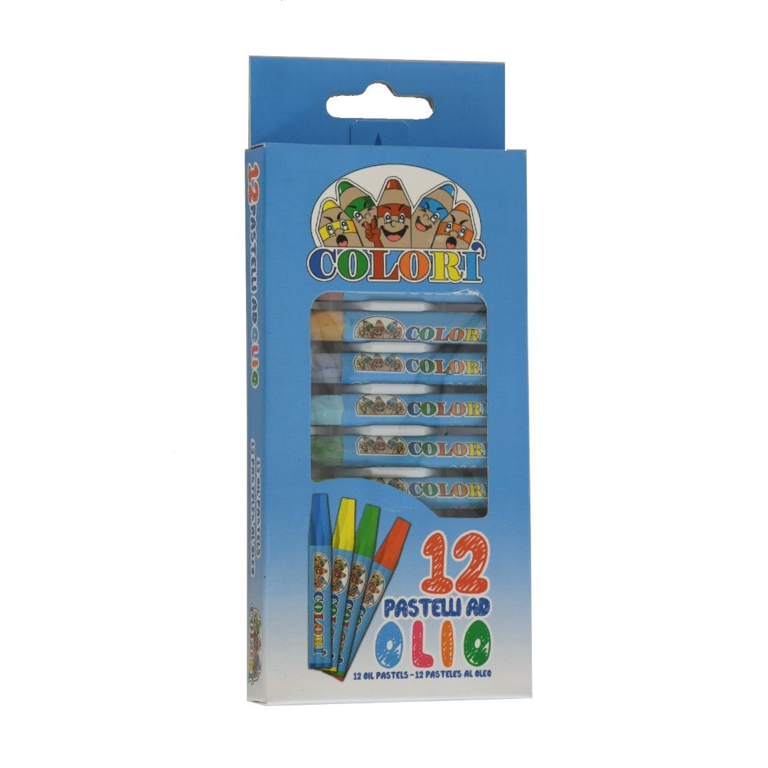Scatola 12 pastelli ad olio Colorì