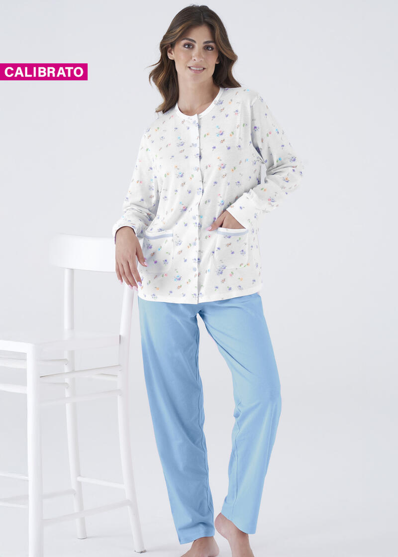 Karelpiù Pigiama donna Lungo Calibrato SK8032