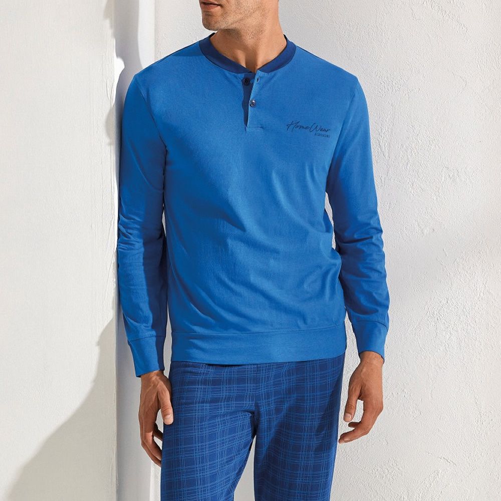 Il Granchio Pigiama uomo in cotone GP1114