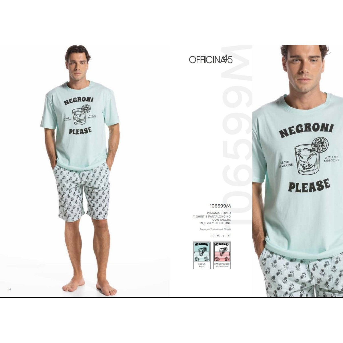 Love and Bra pigiama uomo 106599M