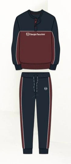 Pigiama uomo Sergio Tacchini caldo cotone interlock PG37616