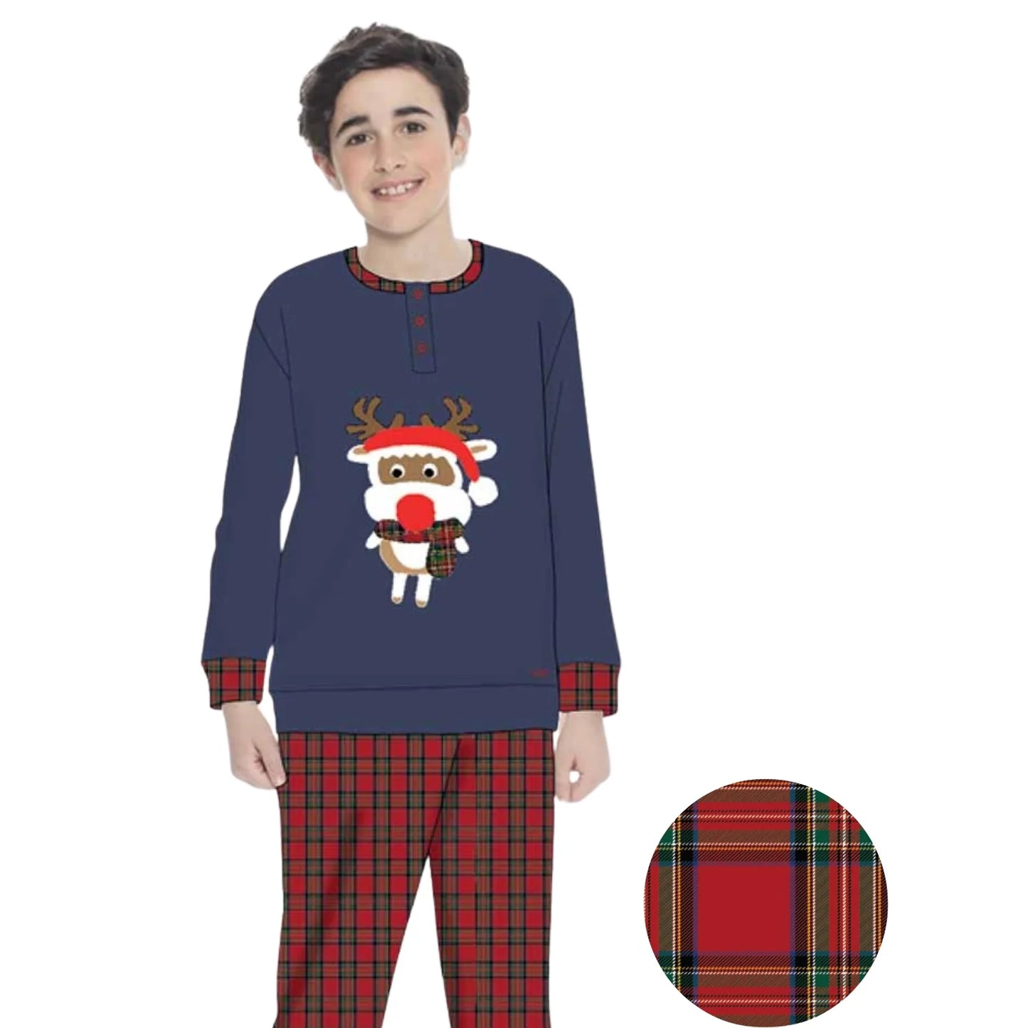 Irge Natale Pigiama Bimbo Natalizio IK272