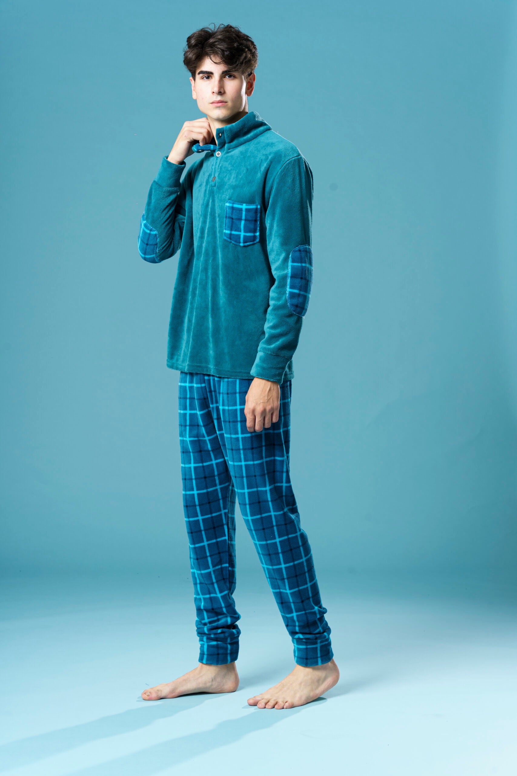 Pier Mori's Pigiami Uomo In Flanella Perofil Pigiama Uomo