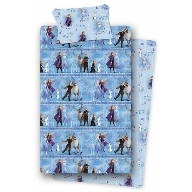Completo Letto in Flanella di Frozen