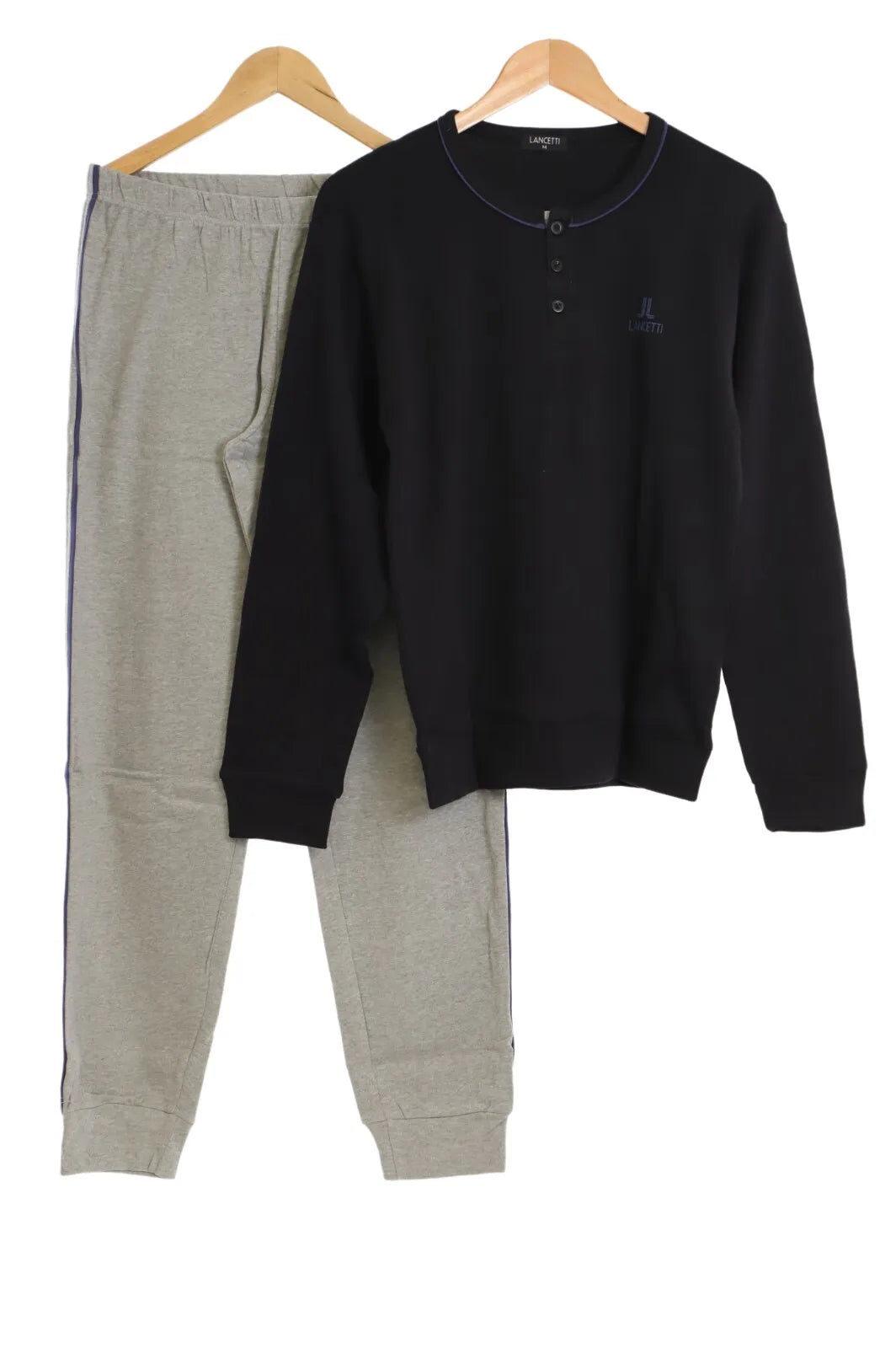 Lancetti Pigiama Uomo Interlock Caldo Cotone LMW00146