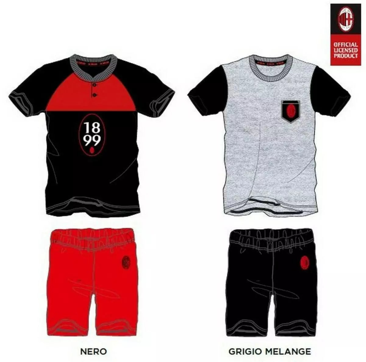 Milan pigiama uomo in cotone 14106