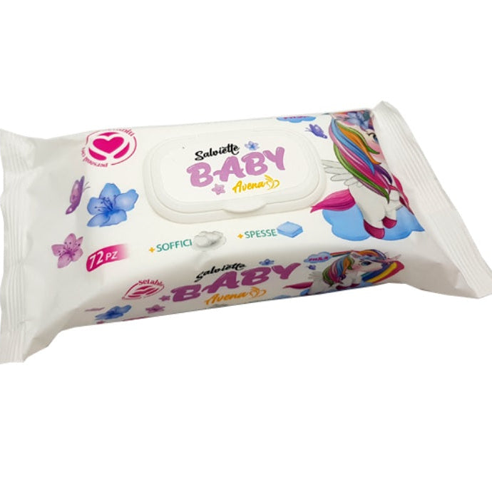 Setablu Salviette Baby Avena 72 Pz XXL