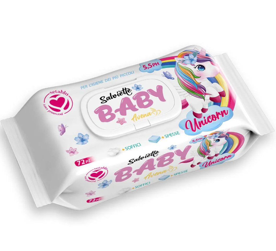 Setablu Salviette Baby Avena 72 Pz XXL
