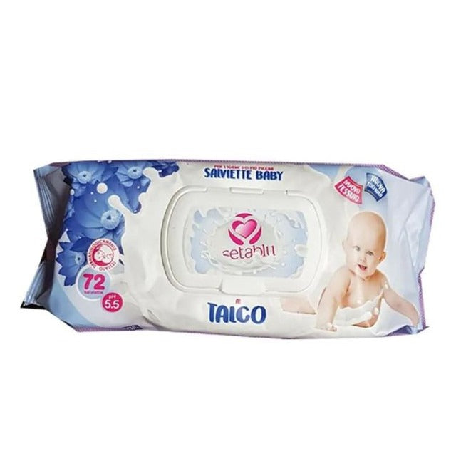 Setablu Salviettine Baby Talco 72 Pz XXL