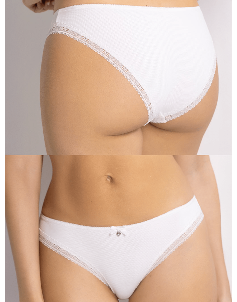 Sièlei Slip donna in micro operata e pizzo 1875