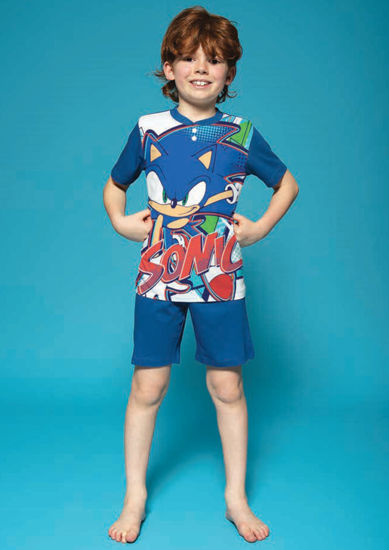 Sonic Pigiama corto da bambino in cotone SN40M4530