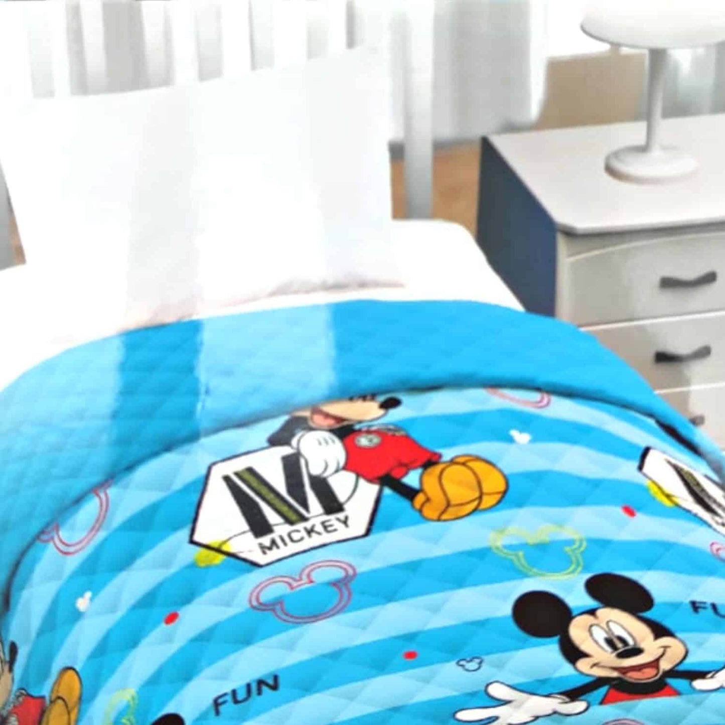 Trapunta Mickey Mouse Disney Estiva In Microfibra