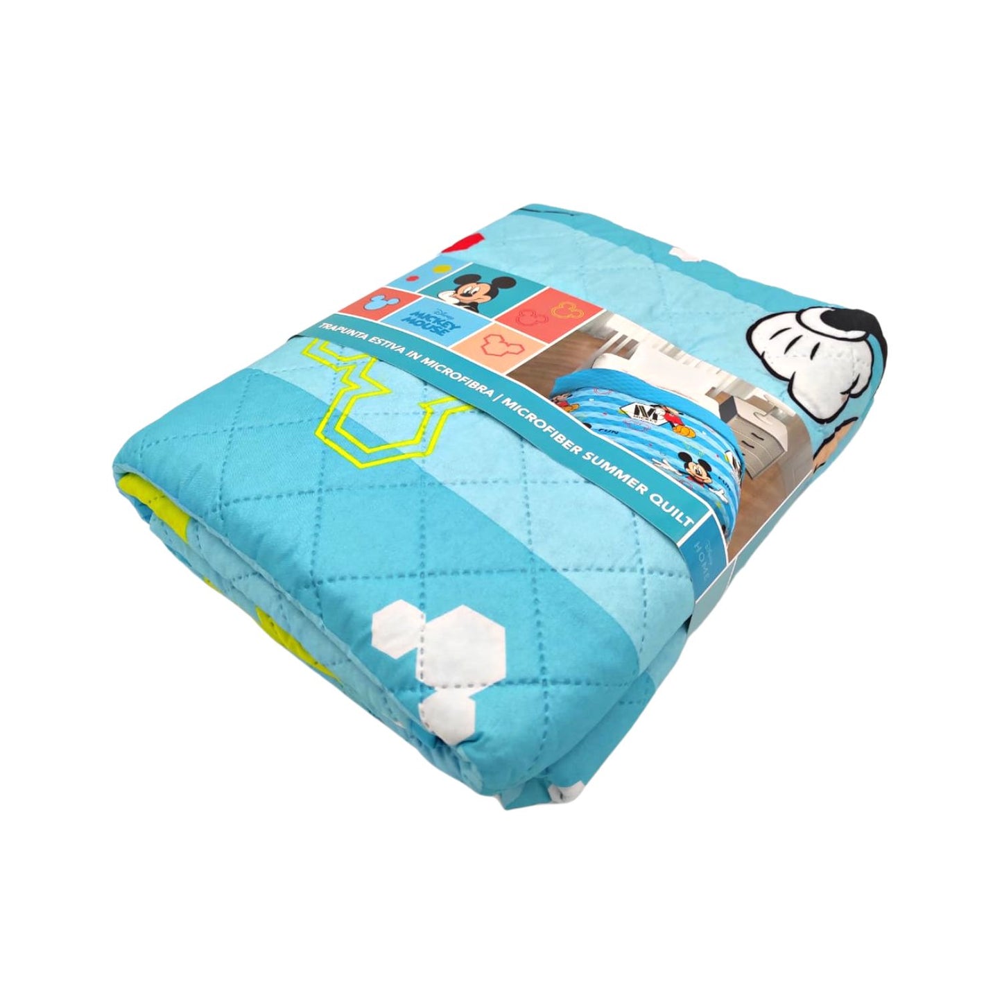 Trapunta Mickey Mouse Disney Estiva In Microfibra