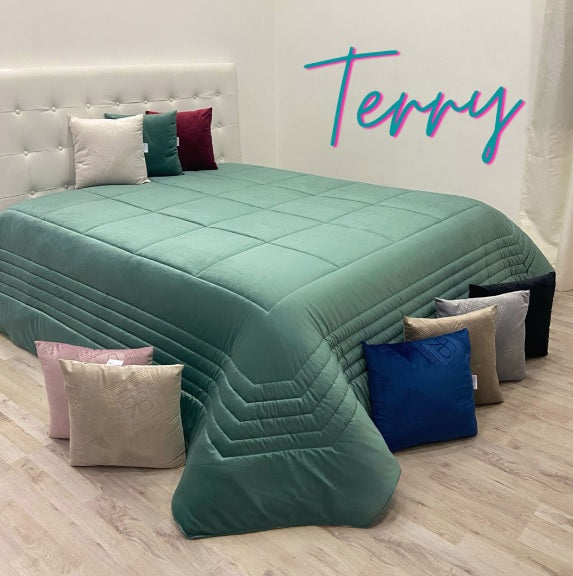 Trapunta Piumone Terry in velluto - Renato Balestra