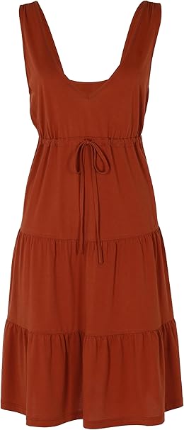 Lovable Copricostume in 100% Cotone Abitino Senza Maniche con Scollo a V Beachwear Traspirante L0D5R