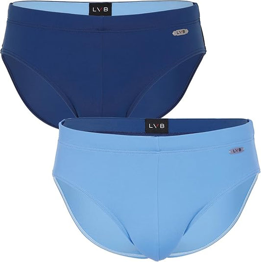 Lovable Bi-Pack Costume da Bagno Slip Uomo Resistente al Cloro Pacco da 2 Slip L0D3B