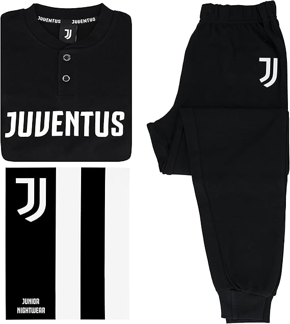 Pigiama Bambino Juventus 10-12-14-16 anni in Caldo Cotone Art. T20 1040