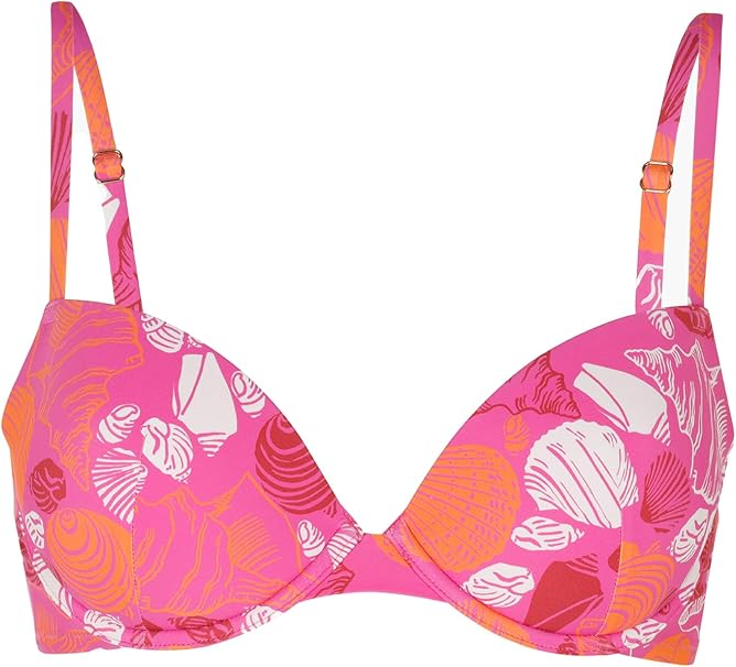 Lovable Parte Alta del Costume Reggiseno Bikini Push Up con Ferretto in Microfibra Riciclata RCS Spalline Regolabili Resistente a Cloro e UV L0EM9