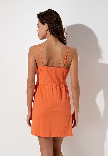 Lovable Copricostume in 100% Cotone Abitino Estivo con Spalline Vestito Spiaggia, Mare, Vacanza L0DUO