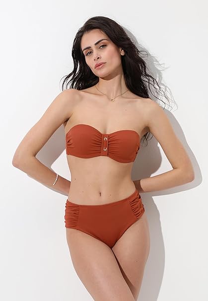 Lovable Parte Bassa del Costume Slip Midi in Microfibra Modellante Effetto Shape Trendy Shaping L0DTT