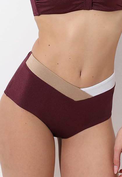 Lovable Costume Slip a Vita Alta in Microfibra Lucida Interamente Foderato L0DT9