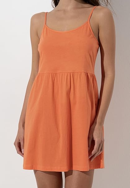 Lovable Copricostume in 100% Cotone Abitino Estivo con Spalline Vestito Spiaggia, Mare, Vacanza L0DUO
