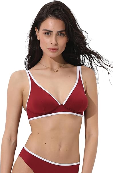 Lovable Costume Donna Reggiseno con Imbottitura Estraibile e Coppa Vela Timeless L0DU6
