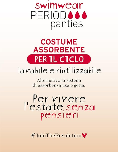 Lovable Costume Slip da Ciclo Assorbente, Lavabile e Riutilizzabile L0D5H
