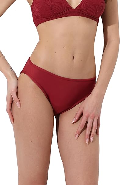 Lovable Costume da Bagno Mestruale Slip da Ciclo Assorbente Lavabile E Riutilizzabile Flusso Medio, Swimwear Period Panties Slip Donna L0D5H