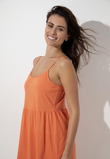Lovable Copricostume in 100% Cotone Abitino Estivo con Spalline Vestito Spiaggia, Mare, Vacanza L0DUO