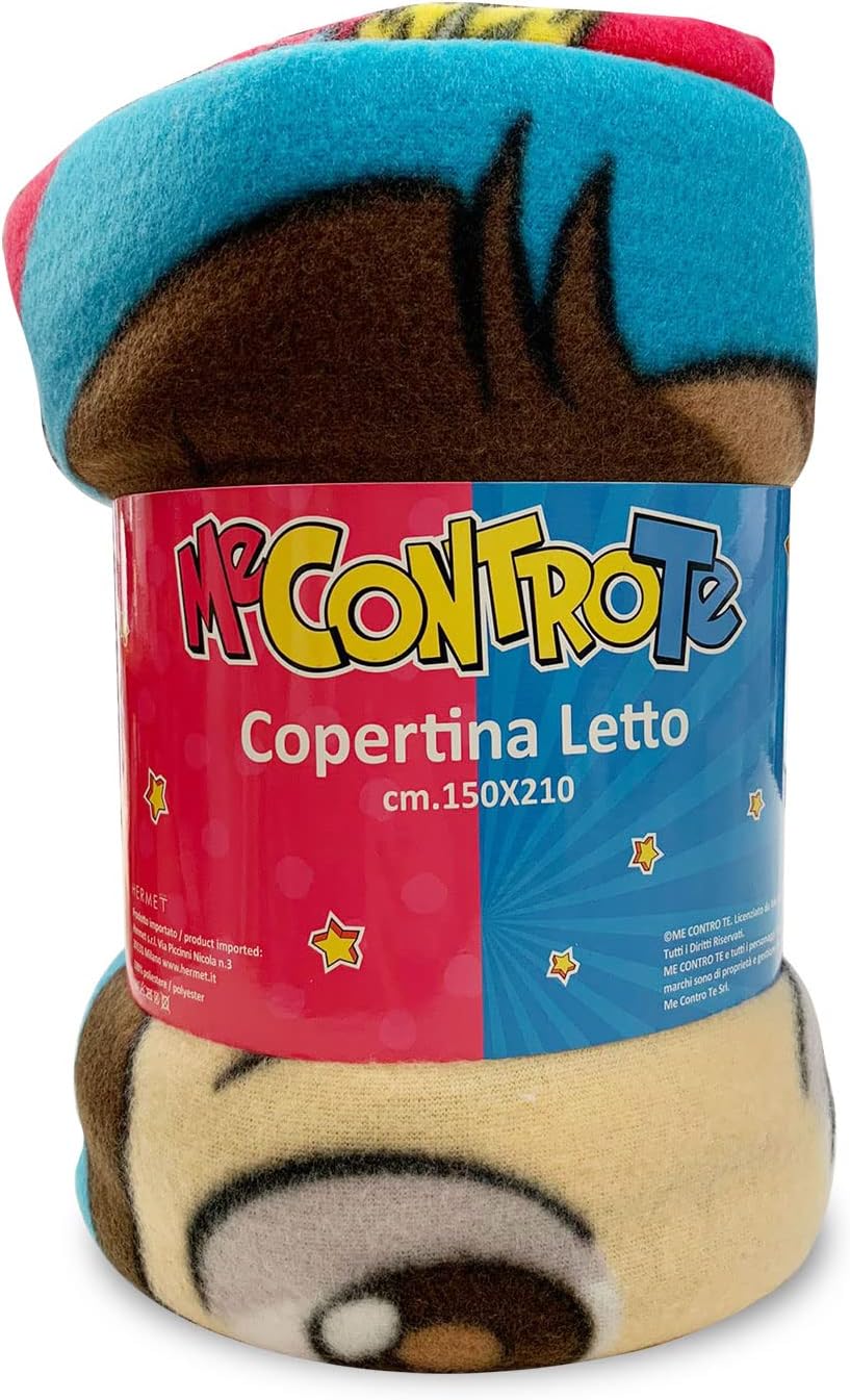 Coperta Letto In Pile ME CONTRO TE Hermet