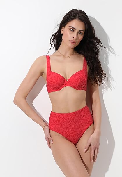 Lovable Parte Alta del Costume Reggiseno Balconcino con Ferretto Festival Jacquard L0EN1