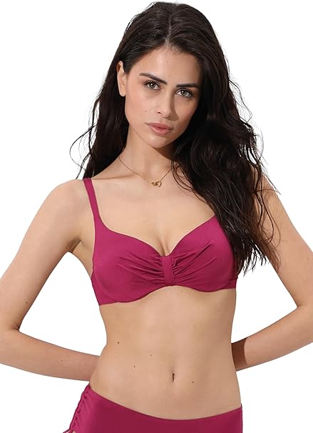 Lovable Costume Reggiseno con Ferretto e Coppa Invisible Printed Shiny Micro Donna L0D4K