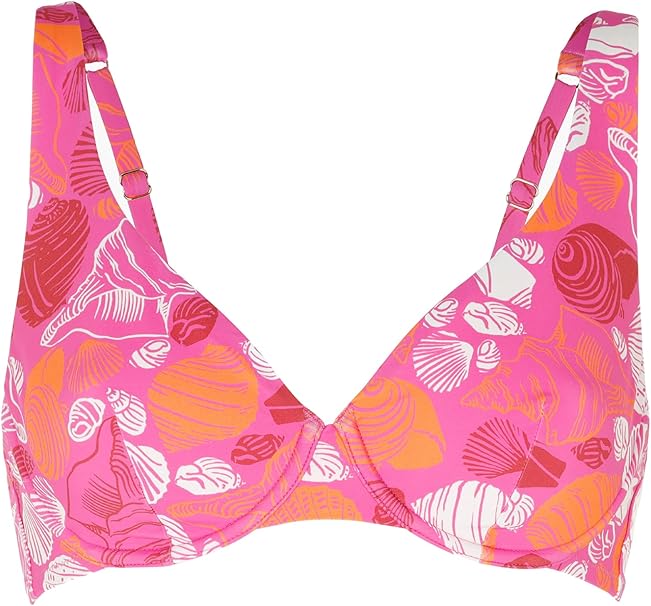 Lovable Parte Alta del Costume Reggiseno Bikini con Ferretto Coppe Apice Alto Spalline Regolabili Resistente a Cloro e UV L0EM7