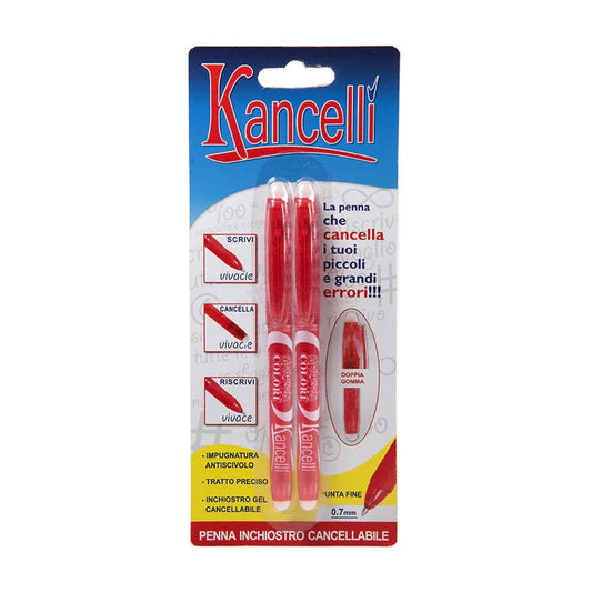 Penna Kancelli' rosso 2pz