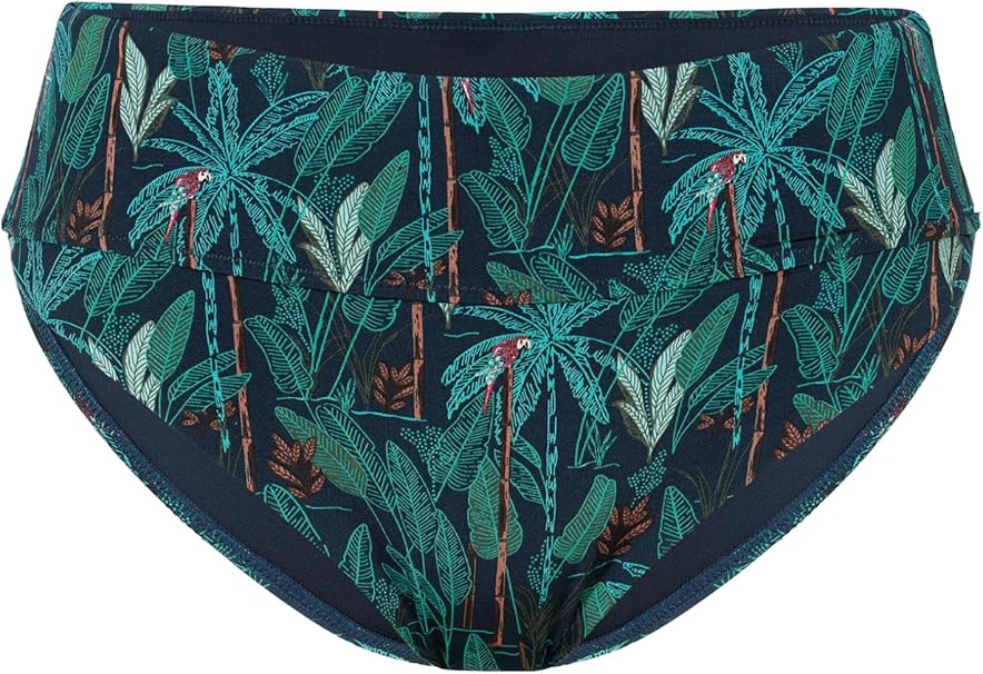 Lovable Parte Bassa del Costume Slip a Vita Alta Contenitivo in Microfibra Contemporary Printed Micro L0EM3