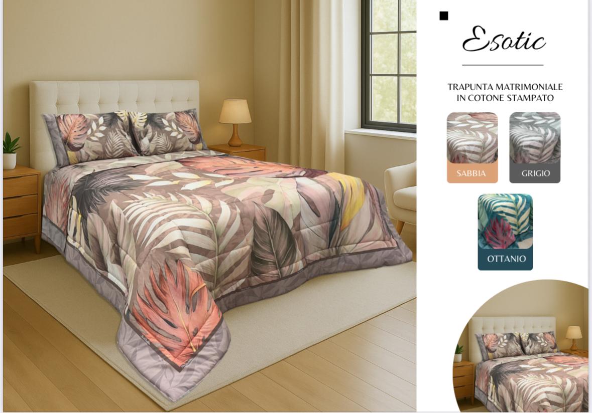 Renato Balestra Trapunta matrimoniale Esotic