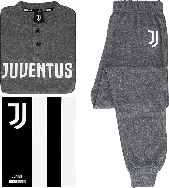 Pigiama Bambino Juventus 10-12-14-16 anni in Caldo Cotone Art. T20 1040