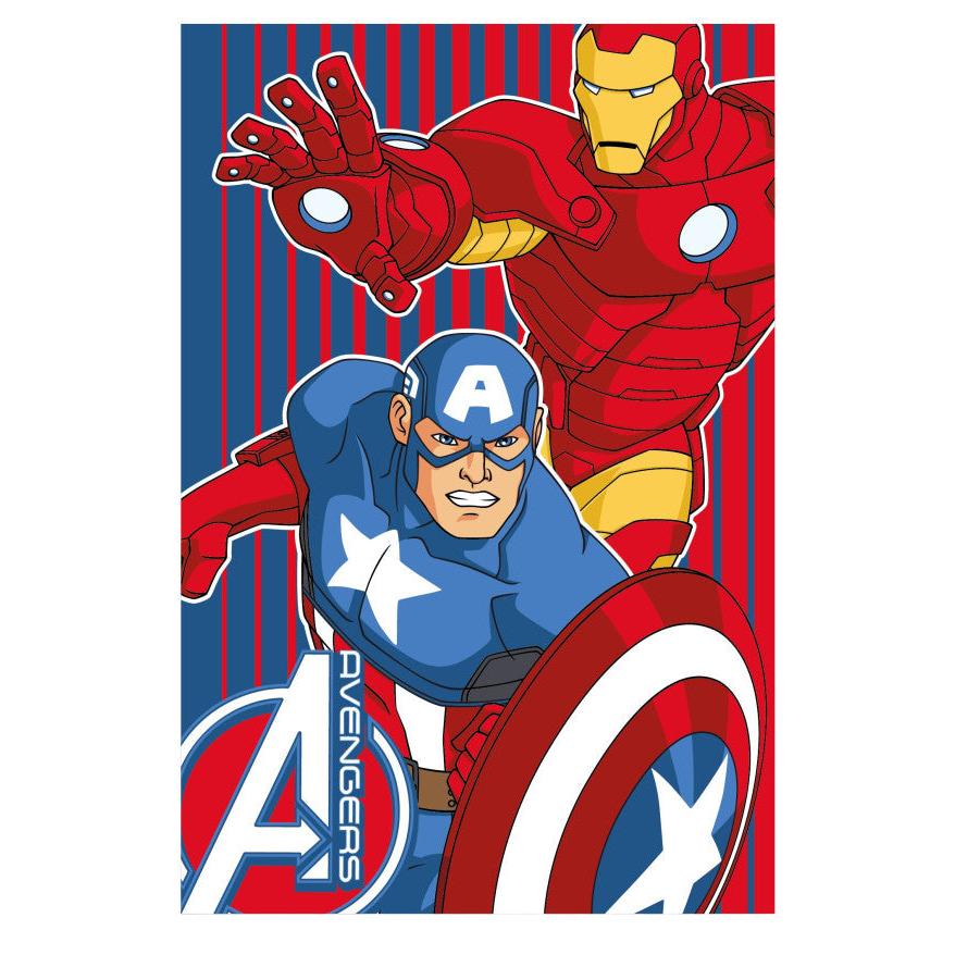 Coperta in pile Avengers - 100 x 150 cm