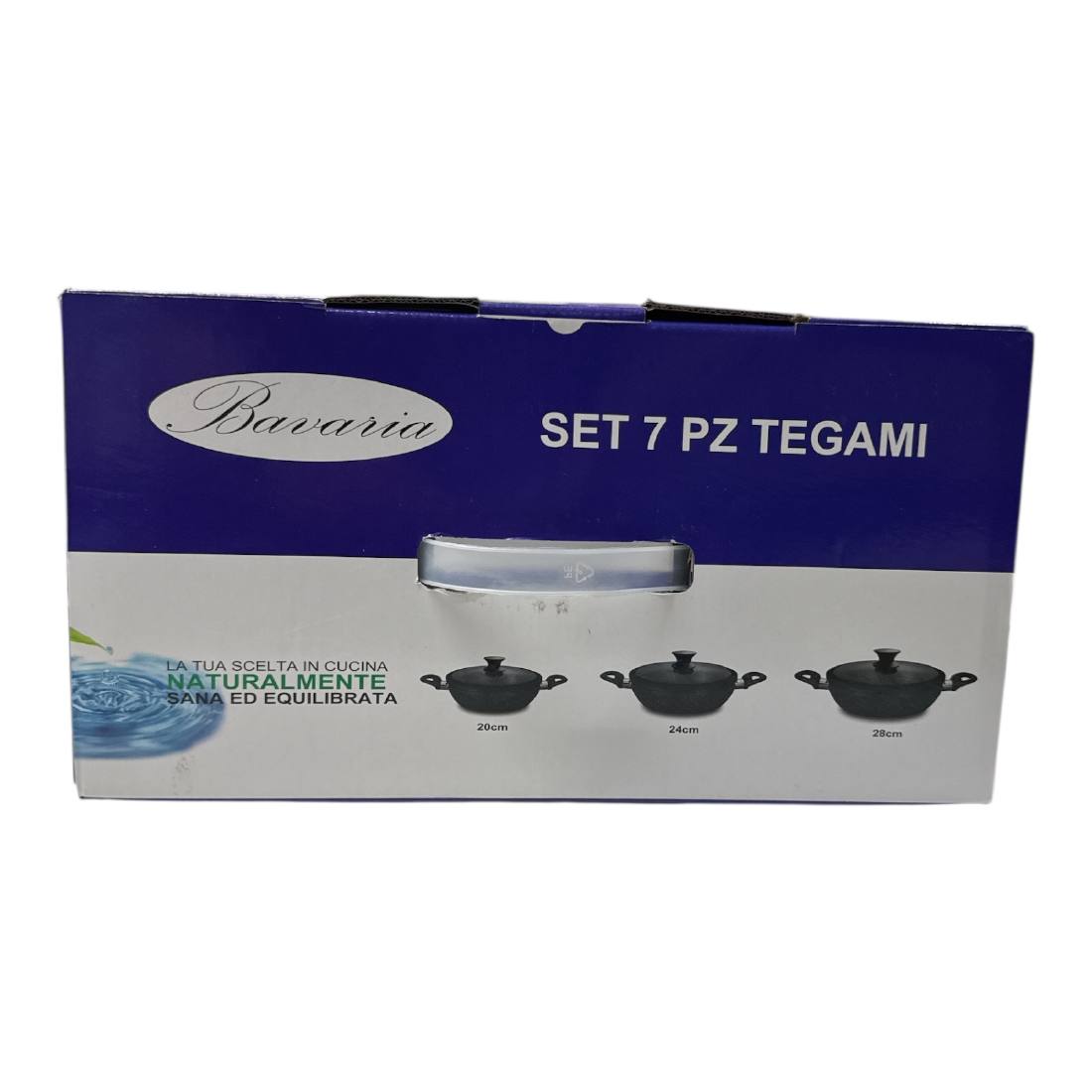 Bavaria Set Tegami 7 Pezzi Rivestimento In Pietra Con Coperchi