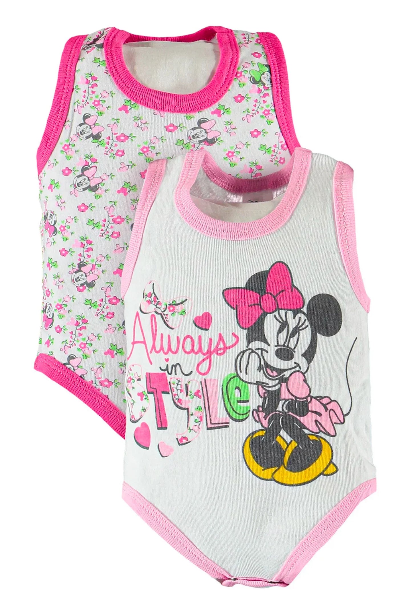 Disney 2 Body Spalla Larga Disney Minnie Rosa/Fucsia