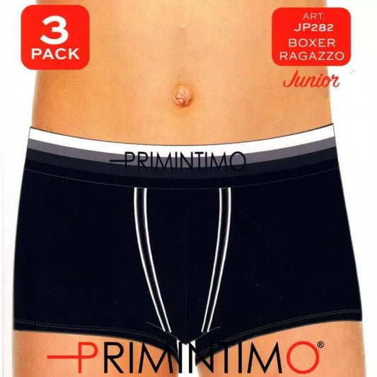 Primintimo 3 Boxer Ragazzo Cotone Elasticizzato JP282