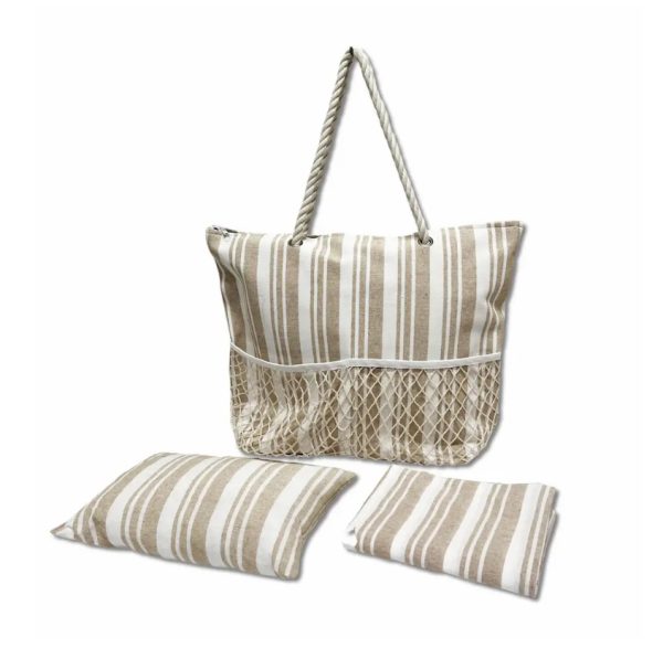 Set borsa mare con fouta e cuscino