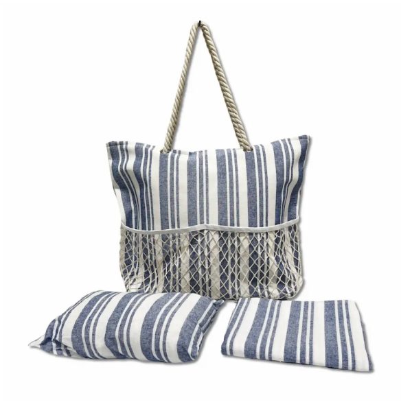 Set borsa mare con fouta e cuscino