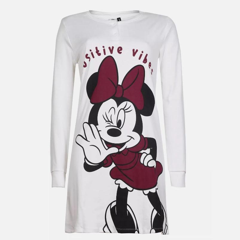 Disney MINNIE Camicia da notte donna manica lunga