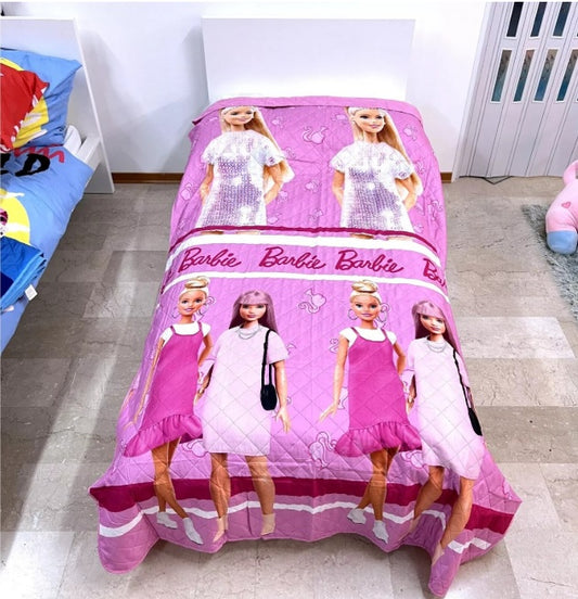 Trapuntino Letto Singolo Barbie Disney Home