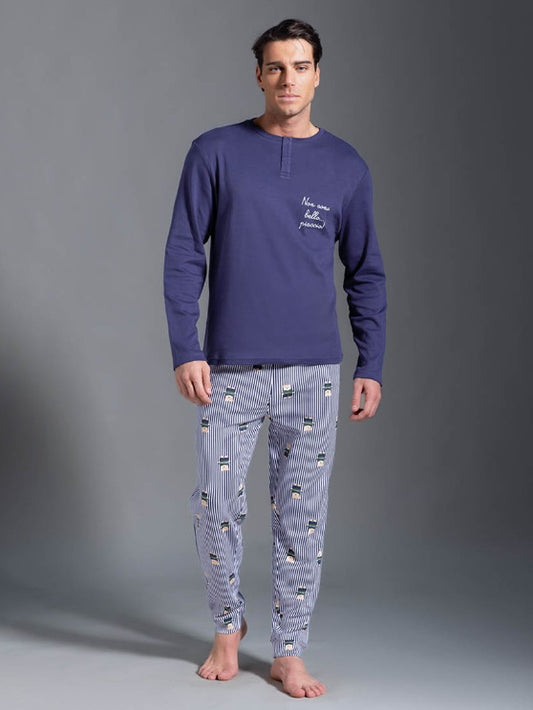 Pigiama Lungo Uomo 115599 Officina45