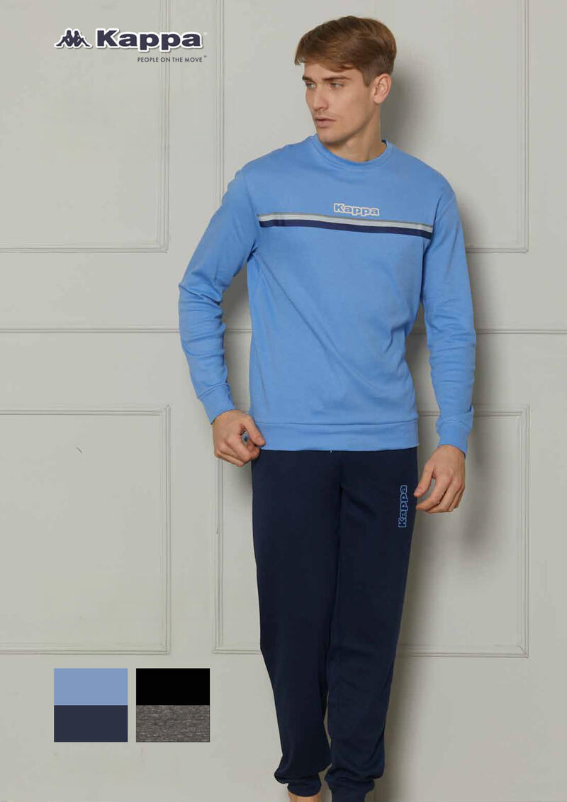 Kappa Pigiama uomo Girocollo caldo cotone KMW25013