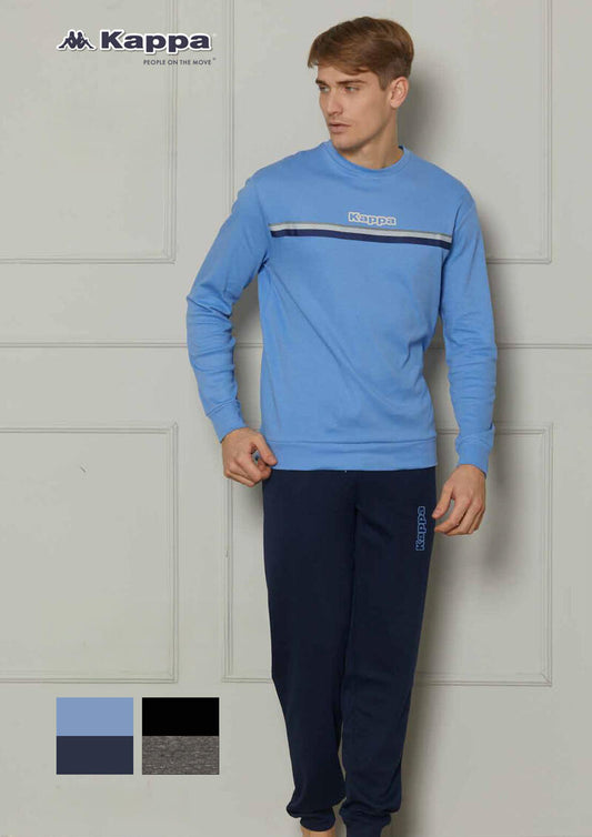 Kappa Pigiama uomo Girocollo caldo cotone KMW25013