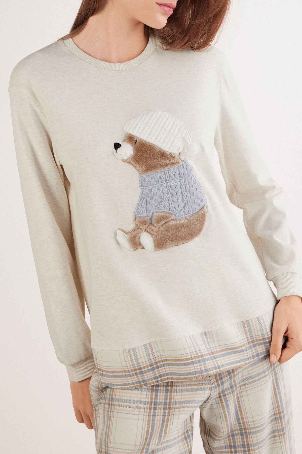 Pigiama Lungo in Cotone winter Bear Nacshua